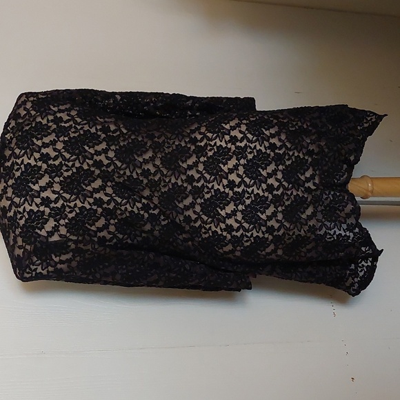 Tianello Black Lace Mini Dress - Picture 4 of 4